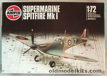Airfix 1/72 Supermarine Spitfire Mk 1 - RAF 234 Sq Middle Wallop August 1940, 9-61071 plastic model kit